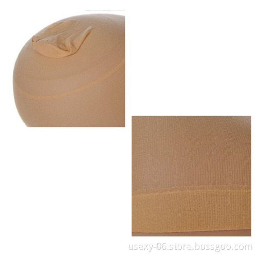Usexy Durable Stretchable Mesh Weaving Free Size Elastic Hair Net Wig Liner Cap with Black Beige